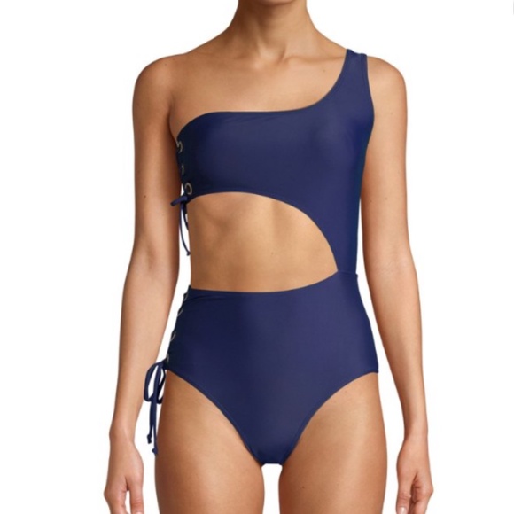 Juicy Couture Other - NWT Juicy Couture Lace-Up One-piece Swimsuit, Size M